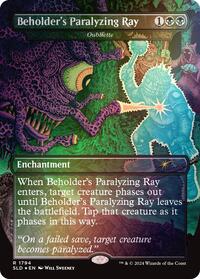 Beholder's Paralyzing Ray - Oubliette (Rainbow Foil) - Secret Lair Drop Series - R - 1794