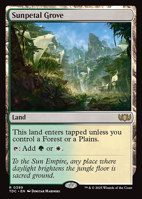 Sunpetal Grove - Commander: Tarkir: Dragonstorm - R - 399