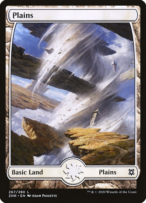Plains (267) - Full Art - Zendikar Rising - L - 267