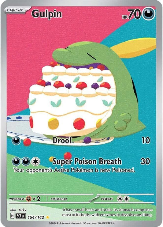 Gulpin - 154/142 - SV07: Stellar Crown - Illustration Rare - 154/142
