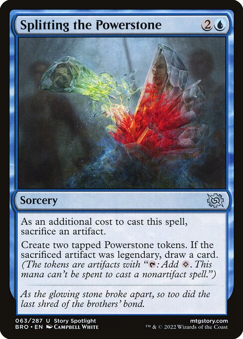 Splitting the Powerstone - The Brothers' War - U - 63