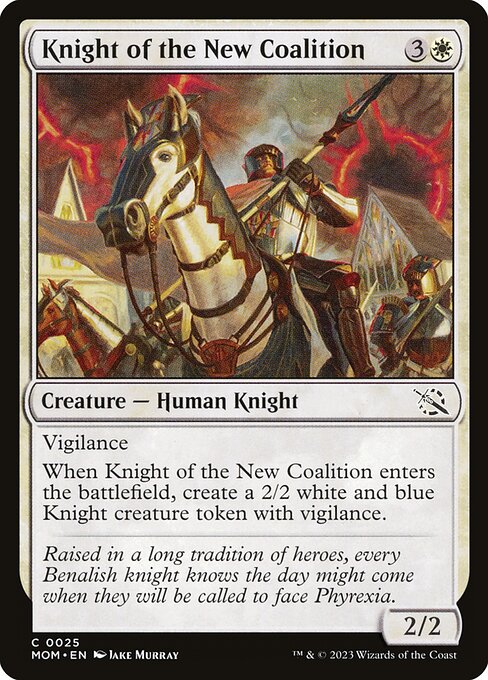 Knight of the New Coalition - March of the Machine - C - 25