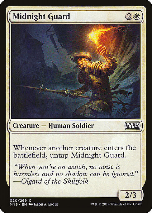 Midnight Guard - Magic 2015 (M15) - C - 20