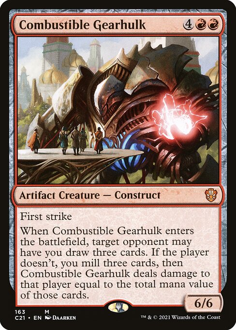 Combustible Gearhulk - Commander 2021 - M - 163