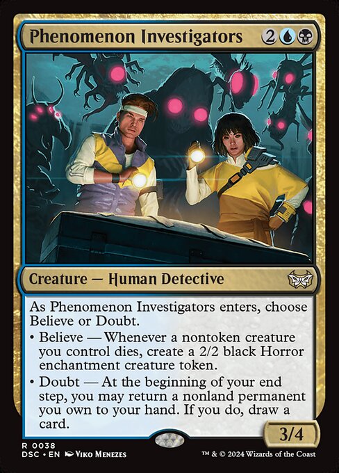Phenomenon Investigators - Commander: Duskmourn: House of Horror - R - 38