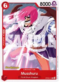 Musshuru - Two Legends Pre-Release Cards - C - OP08-011