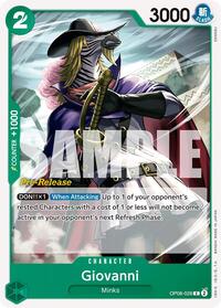 Giovanni - Two Legends Pre-Release Cards - C - OP08-026