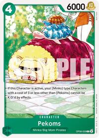 Pekoms - Two Legends Pre-Release Cards - C - OP08-029