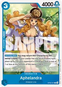 Aphelandra - Two Legends Pre-Release Cards - C - OP08-041