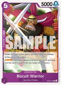 Biscuit Warrior - Two Legends Pre-Release Cards - C - OP08-072