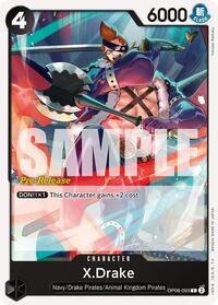 X.Drake - Two Legends Pre-Release Cards - C - OP08-093