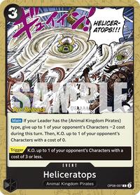 Heliceratops - Two Legends Pre-Release Cards - C - OP08-097