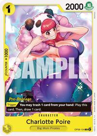 Charlotte Poire - Two Legends Pre-Release Cards - C - OP08-104