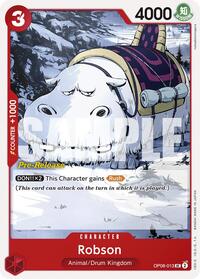 Robson - Two Legends Pre-Release Cards - UC - OP08-013
