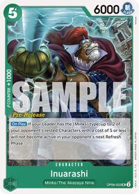 Inuarashi - Two Legends Pre-Release Cards - UC - OP08-022