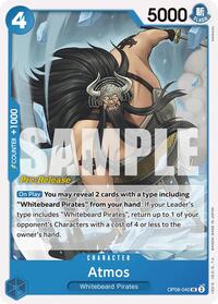 Atmos - Two Legends Pre-Release Cards - UC - OP08-040