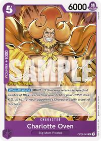 Charlotte Oven - Two Legends Pre-Release Cards - UC - OP08-061