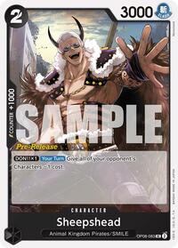 Sheepshead - Two Legends Pre-Release Cards - UC - OP08-083