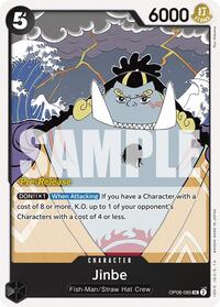 Jinbe - Two Legends Pre-Release Cards - UC - OP08-085