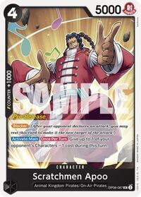 Scratchmen Apoo - Two Legends Pre-Release Cards - UC - OP08-087