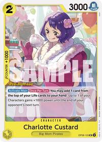 Charlotte Custard - Two Legends Pre-Release Cards - UC - OP08-103