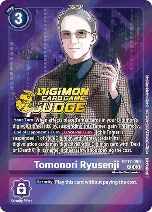 Tomonori Ryusenji (Judge Pack 6) - Secret Crisis - Promo - BT17-090 R