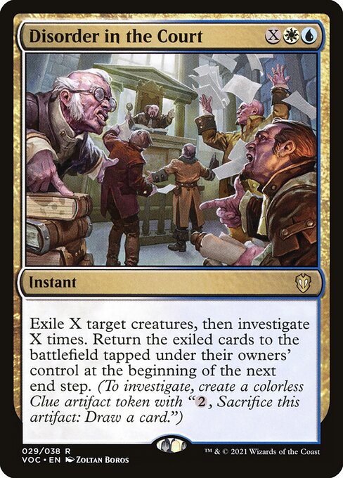 Disorder in the Court - Commander: Innistrad: Crimson Vow - R - 29