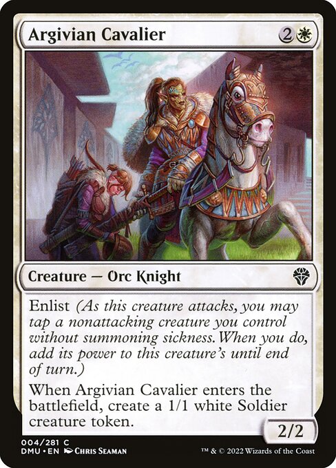 Argivian Cavalier - Dominaria United - C - 4