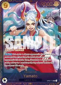 Yamato (Championship 2024 Finals 3rd Place) - One Piece Promotion Cards - SR - OP04-112
