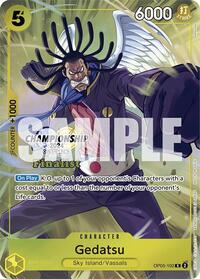 Gedatsu (Championship 2024 Finalist Card Set) - One Piece Promotion Cards - R - OP05-102