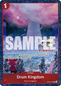 Drum Kingdom (Championship 2024 Finalist Card Set) - One Piece Promotion Cards - C - OP08-020