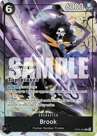 Brook (Championship 2024 Top Player Pack) - One Piece Promotion Cards - R - OP06-092