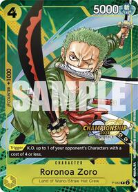 Roronoa Zoro (CS 2024 Event Pack) - One Piece Promotion Cards - PR - P-042