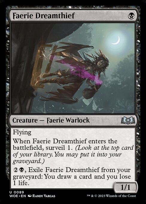 Faerie Dreamthief - Wilds of Eldraine - U - 89
