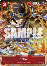 Sabo (CS 2024 Event Pack Finalist) - One Piece Promotion Cards - PR - P-044
