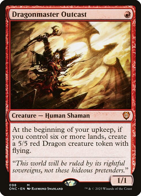 Dragonmaster Outcast - Commander: Phyrexia: All Will Be One - M - 98