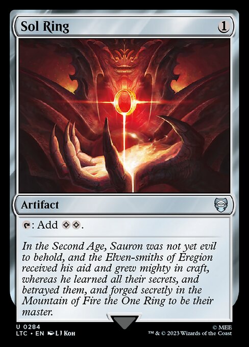 Sol Ring - Commander: The Lord of the Rings: Tales of Middle-earth - U - 284