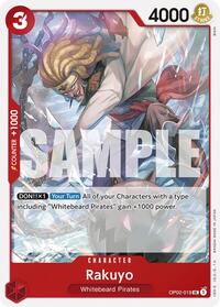 Rakuyo - Starter Deck 15: RED Edward.Newgate - UC - OP02-019