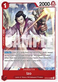 Izo - Starter Deck 15: RED Edward.Newgate - R - OP03-003