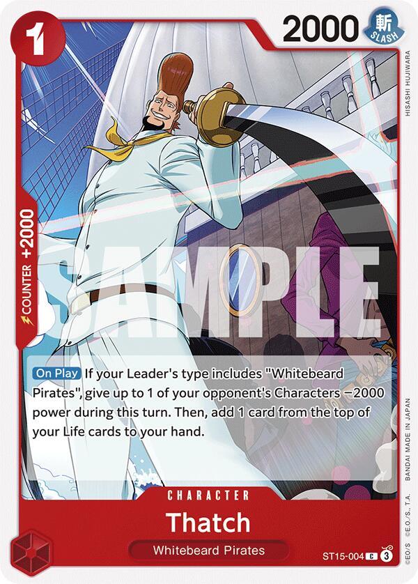 Thatch - Starter Deck 15: RED Edward.Newgate - C - ST15-004