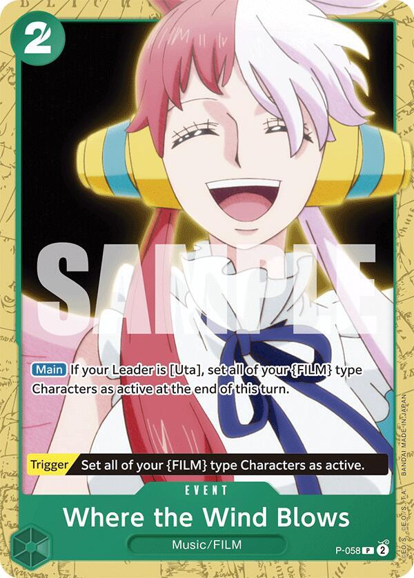 Where the Wind Blows - Starter Deck 16: GREEN Uta - PR - P-058