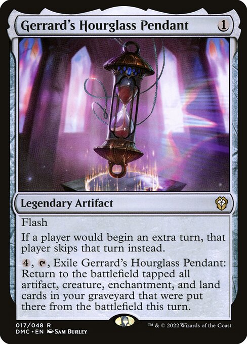 Gerrard's Hourglass Pendant - Commander: Dominaria United - R - 17