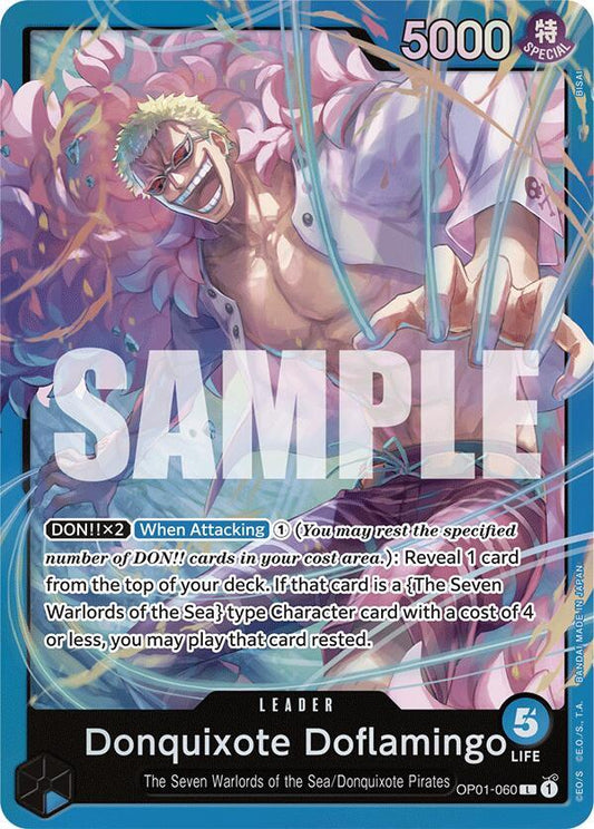 Donquixote Doflamingo (OP01-060) - Starter Deck 17: BLUE Donquixote Doflamingo - L - OP01-060