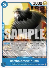 Bartholomew Kuma - Starter Deck 17: BLUE Donquixote Doflamingo - UC - OP02-057