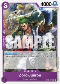 Zoro-Juurou (OP05-067) - Starter Deck 18: PURPLE Monkey.D.Luffy - R - OP05-067
