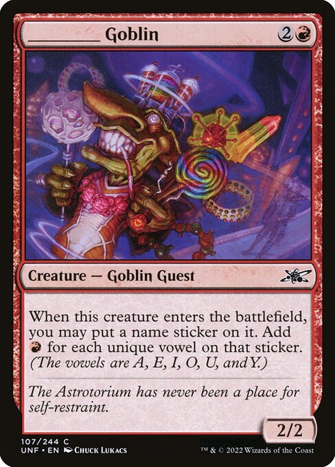 _____ Goblin - Unfinity - C - 107