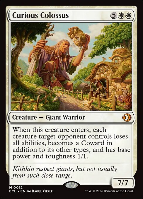 Curious Colossus - Lorwyn Eclipsed - M - 12