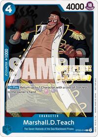 Marshall.D.Teach (Judge Pack Vol. 4) - One Piece Promotion Cards - C - ST03-014
