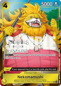 Nekomamushi (Offline Regional 2024 Vol. 3) [Finalist] - One Piece Promotion Cards - UC - OP06-110