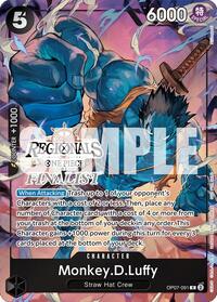 Monkey.D.Luffy (091) (Offline Regional 2024 Vol. 3) [Finalist] - One Piece Promotion Cards - R - OP07-091